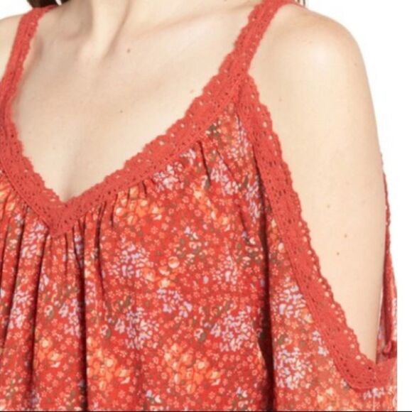 NWT Rebecca Minkoff Red Deneuve Top Blouse Size S - Picture 4 of 13